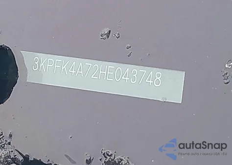 2017 Kia Forte Lx z USA, uszkodzony, nr VIN 3KPFK4A72HE043748